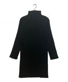 ISSEY MIYAKE（イッセイミヤケ）の古着「長袖ワンピース」｜ブラック