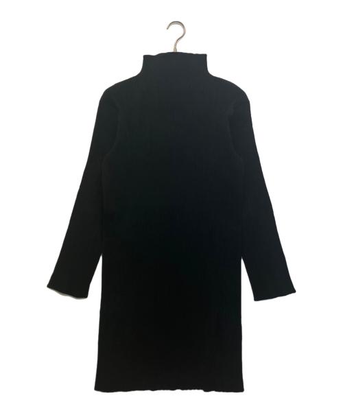 ISSEY MIYAKE（イッセイミヤケ）ISSEY MIYAKE (イッセイミヤケ) 長袖ワンピース ブラック サイズ:Mの古着・服飾アイテム