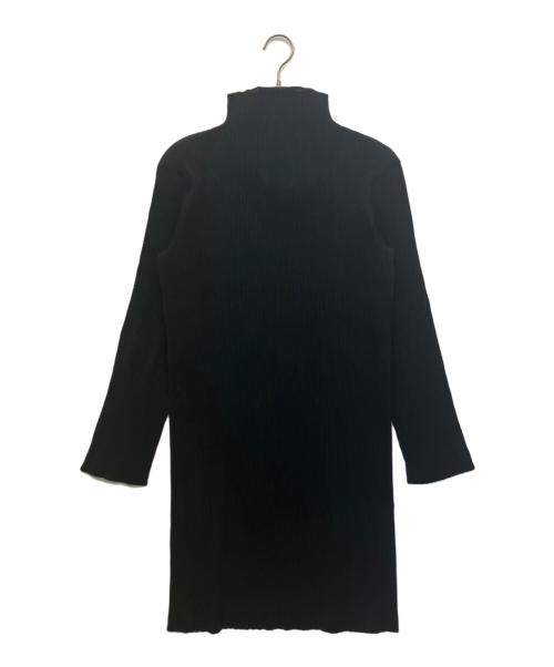 ISSEY MIYAKE（イッセイミヤケ）ISSEY MIYAKE (イッセイミヤケ) 長袖ワンピース ブラック サイズ:Mの古着・服飾アイテム