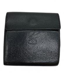 IL BISONTE（イル ビゾンテ）の古着「2つ折り財布」｜ブラック
