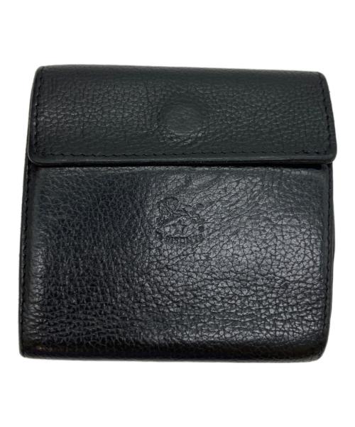 IL BISONTE（イル ビゾンテ）IL BISONTE (イル ビゾンテ) 2つ折り財布 ブラックの古着・服飾アイテム
