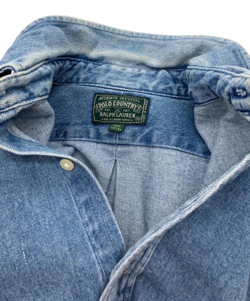 POLO COUNTRY（ポロカントリー）POLO COUNTRY (ポロカントリー) デニムシャツ インディゴ サイズ:Mの古着・服飾アイテム
