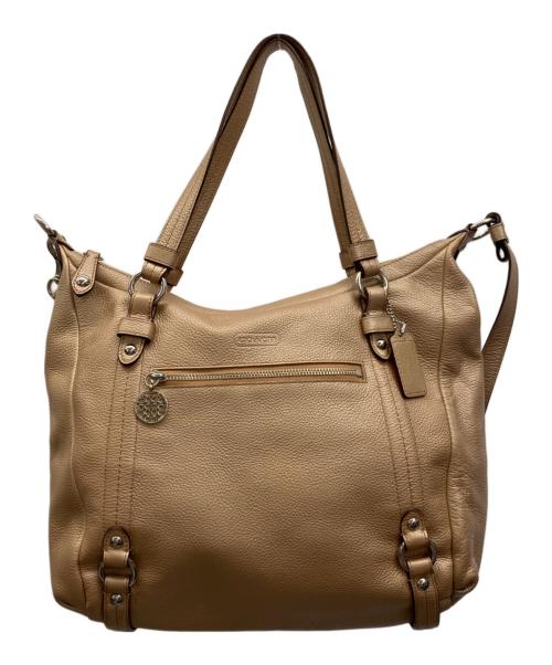COACH（コーチ）COACH (コーチ) 2WAYバッグ ベージュの古着・服飾アイテム