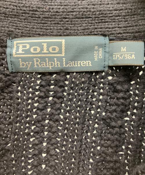 POLO BY RALPH LAUREN（ポロ バイ ラルフローレン）POLO by RALPH LAUREN (ポロ バイ ラルフローレン) ケーブルニット ネイビー サイズ:Mの古着・服飾アイテム