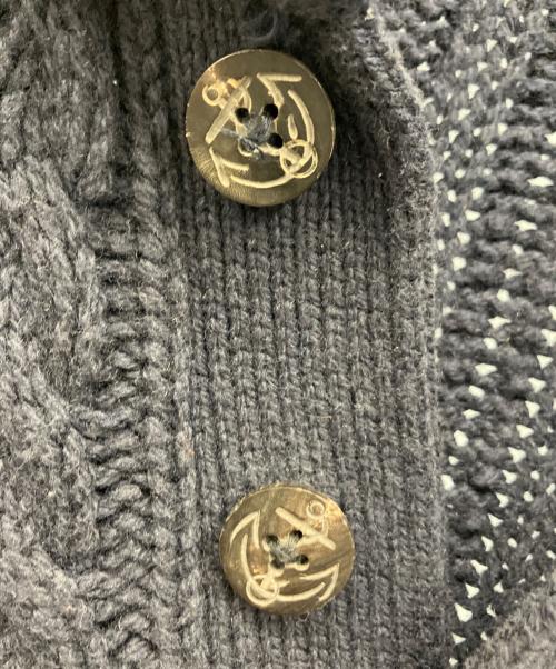 POLO BY RALPH LAUREN（ポロ バイ ラルフローレン）POLO by RALPH LAUREN (ポロ バイ ラルフローレン) ケーブルニット ネイビー サイズ:Mの古着・服飾アイテム