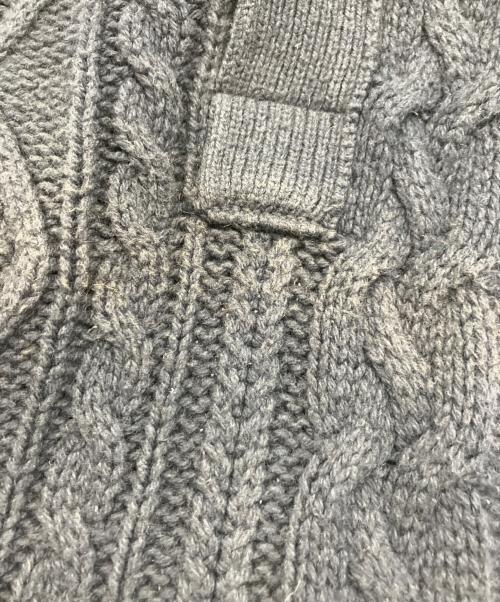 POLO BY RALPH LAUREN（ポロ バイ ラルフローレン）POLO by RALPH LAUREN (ポロ バイ ラルフローレン) ケーブルニット ネイビー サイズ:Mの古着・服飾アイテム