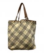 BURBERRY BLUE LABELバーバリー ブルー レーベル）の古着「トートバッグ」｜ベージュ