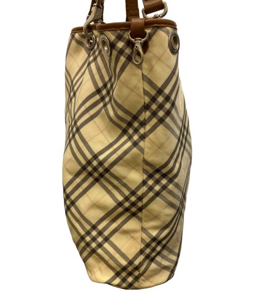 BURBERRY BLUE LABEL（バーバリー ブルー レーベル）BURBERRY BLUE LABEL (バーバリー ブルー レーベル) トートバッグ ベージュの古着・服飾アイテム