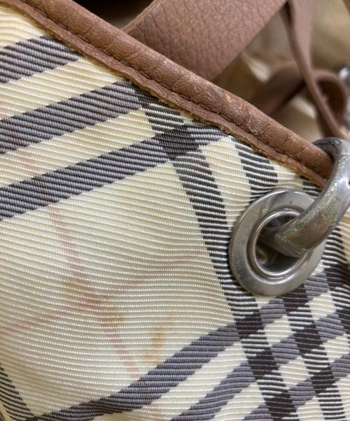 BURBERRY BLUE LABEL（バーバリー ブルー レーベル）BURBERRY BLUE LABEL (バーバリー ブルー レーベル) トートバッグ ベージュの古着・服飾アイテム