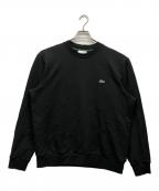 LACOSTEラコステ）の古着「エッセンシャルクルーネックスウェット」｜ブラック