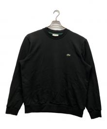 LACOSTE（ラコステ）の古着「エッセンシャルクルーネックスウェット」｜ブラック