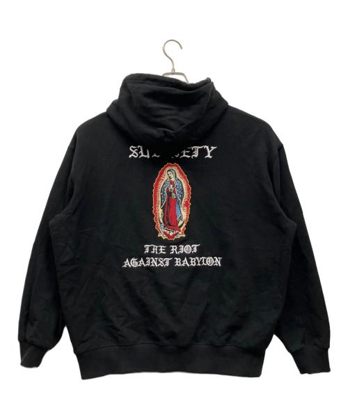 SUBCIETY（サブサエティ）SUBCIETY (サブサエティ) プルオーバーパーカー ブラック サイズ:XLの古着・服飾アイテム