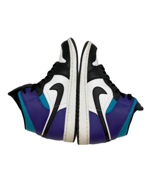 NIKE（ナイキ）NIKE (ナイキ) ハイカットスニーカー ホワイト×パープル サイズ:27の古着・服飾アイテム