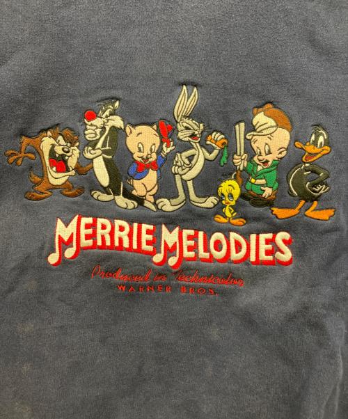 LOONEY TUNES（ルーニーチューンズ）LOONEY TUNES (ルーニーチューンズ) スウェット ネイビー サイズ:XLの古着・服飾アイテム