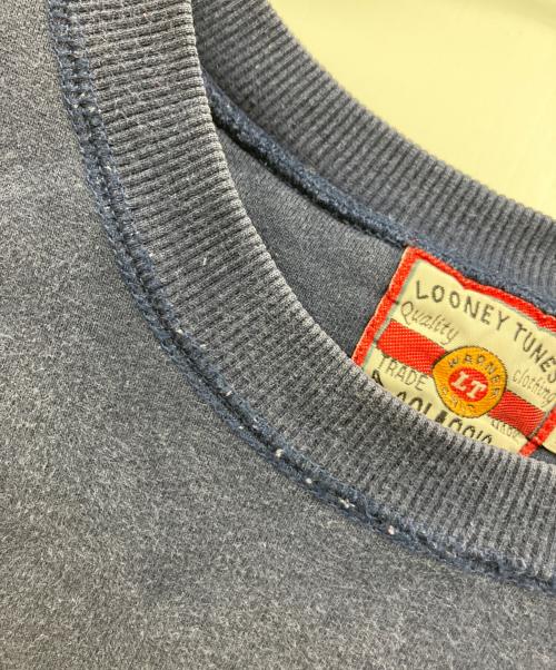 LOONEY TUNES（ルーニーチューンズ）LOONEY TUNES (ルーニーチューンズ) スウェット ネイビー サイズ:XLの古着・服飾アイテム