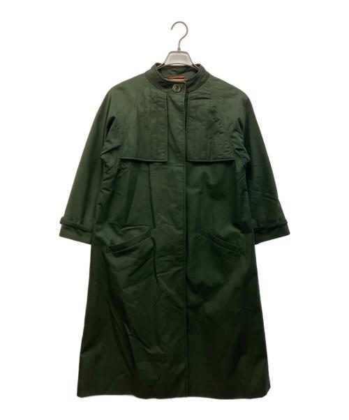 Aquascutum（アクアスキュータム）Aquascutum (アクアスキュータム) トレンチコート グリーン サイズ:‐の古着・服飾アイテム