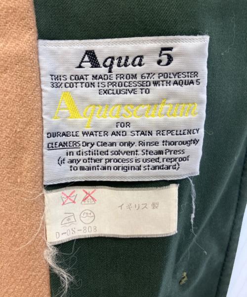 Aquascutum（アクアスキュータム）Aquascutum (アクアスキュータム) トレンチコート グリーン サイズ:‐の古着・服飾アイテム