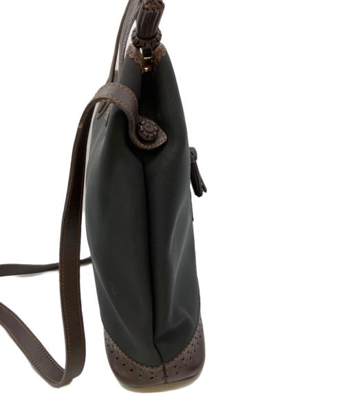 LOEWE（ロエベ）LOEWE (ロエベ) 2WAYバッグ ブラック×ブラウンの古着・服飾アイテム
