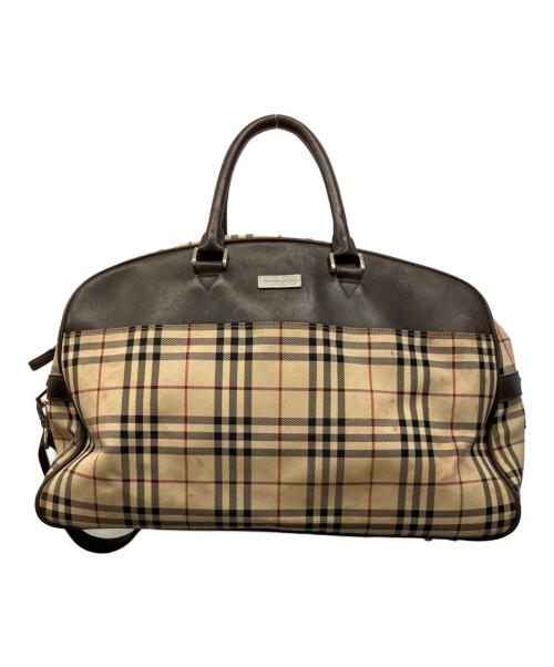BURBERRY（バーバリー）BURBERRY (バーバリー) ミニボストンバッグ ベージュの古着・服飾アイテム