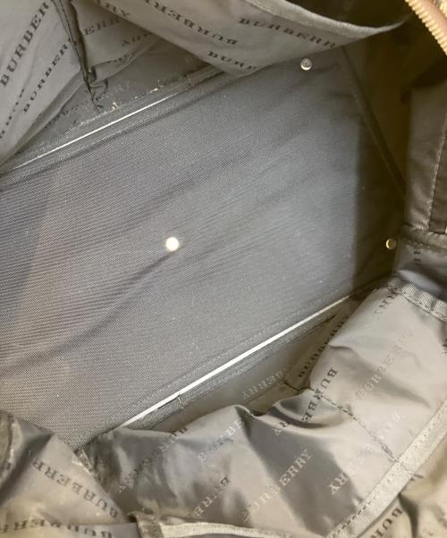 BURBERRY（バーバリー）BURBERRY (バーバリー) ミニボストンバッグ ベージュの古着・服飾アイテム
