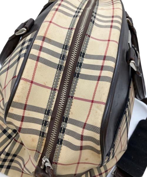 BURBERRY（バーバリー）BURBERRY (バーバリー) ミニボストンバッグ ベージュの古着・服飾アイテム
