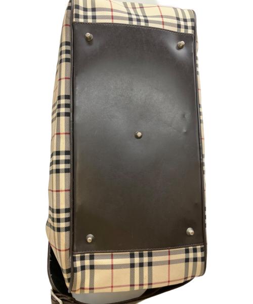 BURBERRY（バーバリー）BURBERRY (バーバリー) ミニボストンバッグ ベージュの古着・服飾アイテム