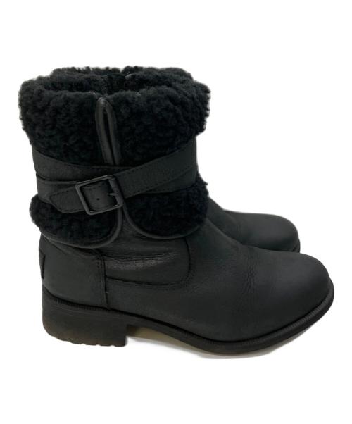 UGG（アグ）UGG (アグ) ムートンブーツ ブラック サイズ:25の古着・服飾アイテム