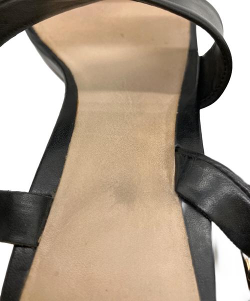 COLE HAAN（コールハーン）COLE HAAN (コールハーン) ウェッジソールサンダル ブラック サイズ:‐の古着・服飾アイテム