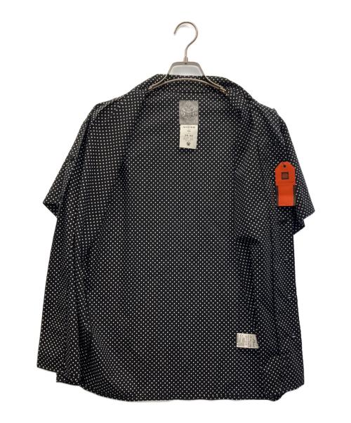 duppies（ダッピーズ）DUPPIES (ダッピーズ) 半袖シャツ ブラック×ホワイト サイズ:Mの古着・服飾アイテム