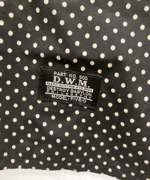 duppies（ダッピーズ）DUPPIES (ダッピーズ) 半袖シャツ ブラック×ホワイト サイズ:Mの古着・服飾アイテム