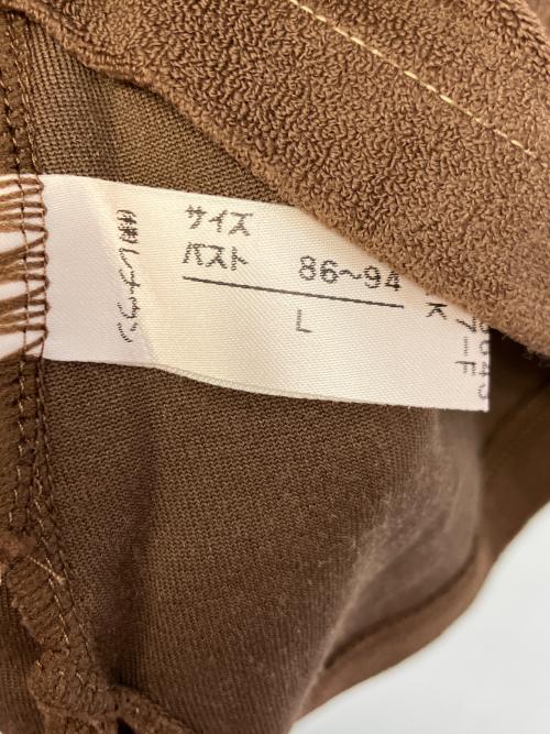 CELINE（セリーヌ）CELINE (セリーヌ) 半袖カットソー ブラウン サイズ:Lの古着・服飾アイテム