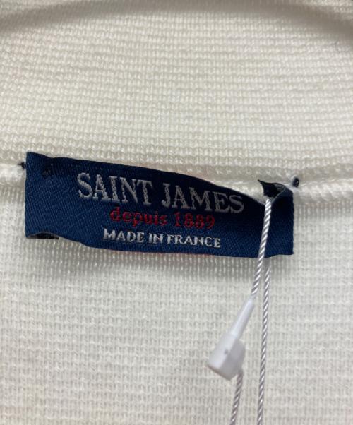 SAINT JAMES（セントジェームス）SAINT JAMES (セントジェームス) 厚手ニット ホワイト サイズ:T40の古着・服飾アイテム