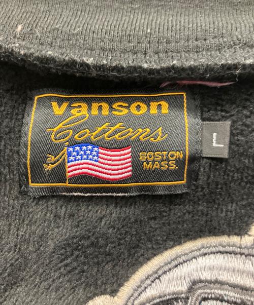 VANSON（バンソン）VANSON (バンソン) LOONEY TUNES (ルーニーチューンズ) スタジャン ブラック×ホワイト サイズ:Lの古着・服飾アイテム