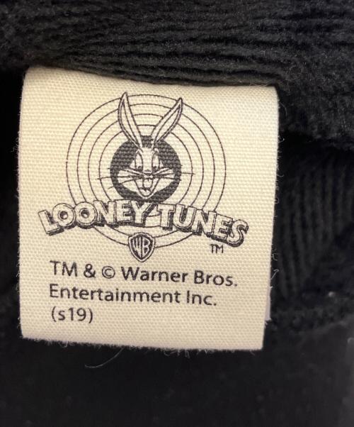 VANSON（バンソン）VANSON (バンソン) LOONEY TUNES (ルーニーチューンズ) スタジャン ブラック×ホワイト サイズ:Lの古着・服飾アイテム