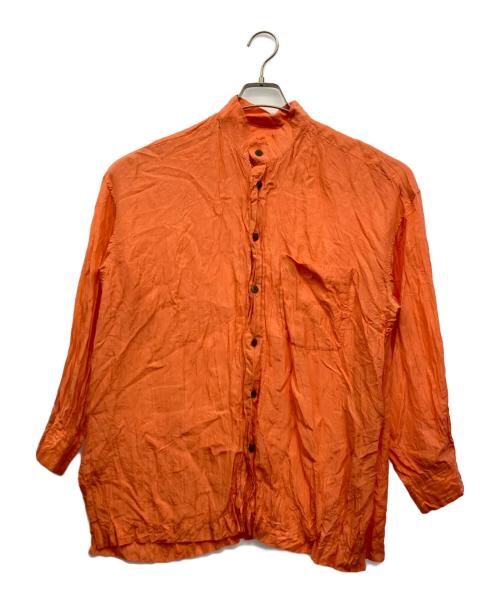 ISSEY MIYAKE（イッセイミヤケ）ISSEY MIYAKE (イッセイミヤケ) 長袖シャツ オレンジ サイズ:Mの古着・服飾アイテム
