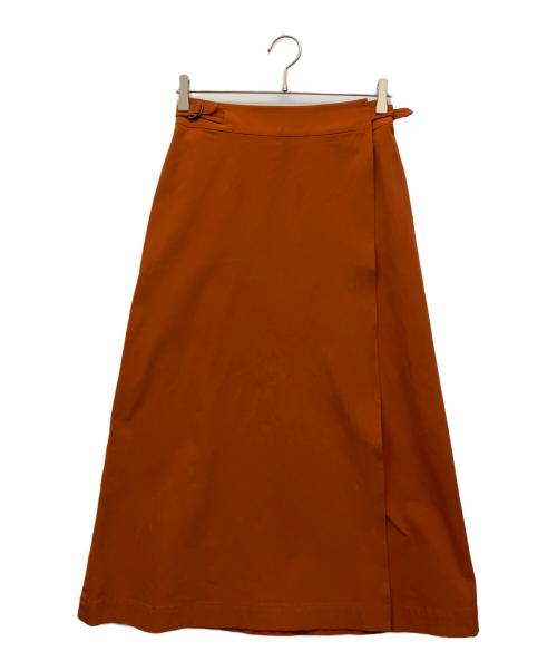 ISSEY MIYAKE（イッセイミヤケ）ISSEY MIYAKE (イッセイミヤケ) スカート オレンジ サイズ:2の古着・服飾アイテム