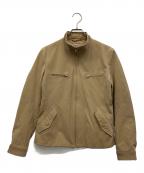 ISSEY MIYAKEイッセイミヤケ）の古着「スタンドカラージャケット」｜ベージュ