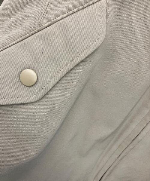 ISSEY MIYAKE（イッセイミヤケ）ISSEY MIYAKE (イッセイミヤケ) スタンドカラージャケット ベージュ サイズ:2の古着・服飾アイテム