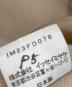 中古・古着 ISSEY MIYAKE (イッセイミヤケ) スタンドカラージャケット ベージュ サイズ:2：12000円