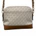 MICHAEL KORS (マイケルコース) ショルダーバッグ ホワイト×ブラウン：12000円