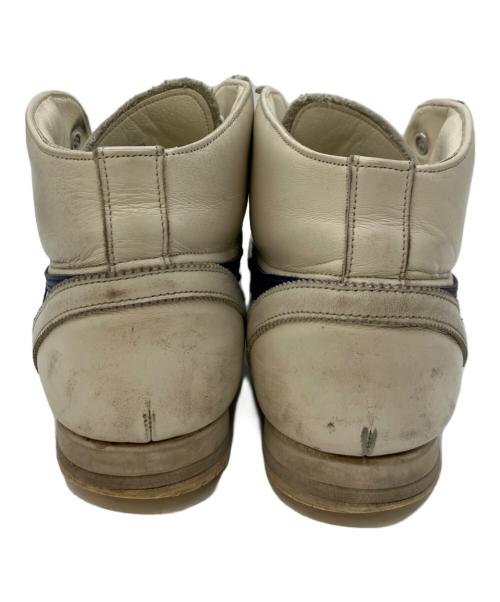 Onitsuka Tiger（オニツカタイガー）Onitsuka Tiger (オニツカタイガー) ハイカットスニーカー ホワイト×ブルー サイズ:25.5の古着・服飾アイテム