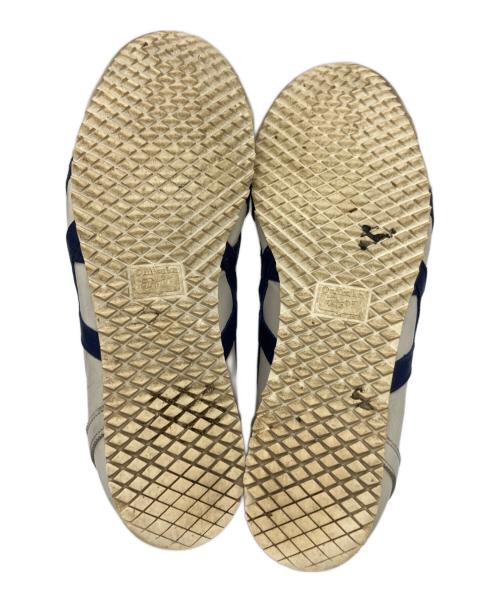 Onitsuka Tiger（オニツカタイガー）Onitsuka Tiger (オニツカタイガー) ハイカットスニーカー ホワイト×ブルー サイズ:25.5の古着・服飾アイテム