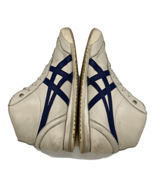 Onitsuka Tiger（オニツカタイガー）Onitsuka Tiger (オニツカタイガー) ハイカットスニーカー ホワイト×ブルー サイズ:25.5の古着・服飾アイテム