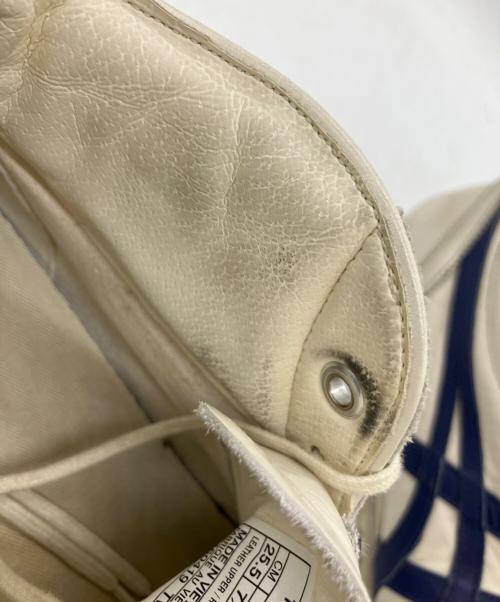 Onitsuka Tiger（オニツカタイガー）Onitsuka Tiger (オニツカタイガー) ハイカットスニーカー ホワイト×ブルー サイズ:25.5の古着・服飾アイテム