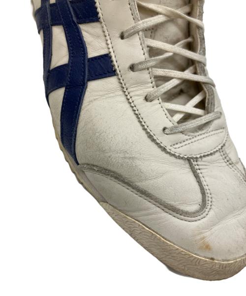 Onitsuka Tiger（オニツカタイガー）Onitsuka Tiger (オニツカタイガー) ハイカットスニーカー ホワイト×ブルー サイズ:25.5の古着・服飾アイテム