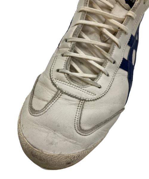 Onitsuka Tiger（オニツカタイガー）Onitsuka Tiger (オニツカタイガー) ハイカットスニーカー ホワイト×ブルー サイズ:25.5の古着・服飾アイテム