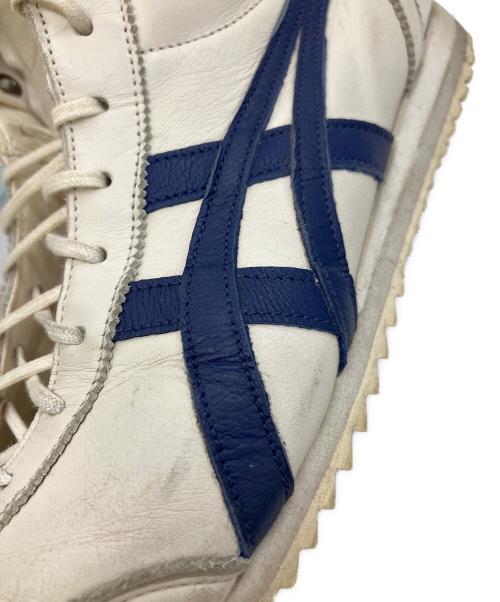 Onitsuka Tiger（オニツカタイガー）Onitsuka Tiger (オニツカタイガー) ハイカットスニーカー ホワイト×ブルー サイズ:25.5の古着・服飾アイテム