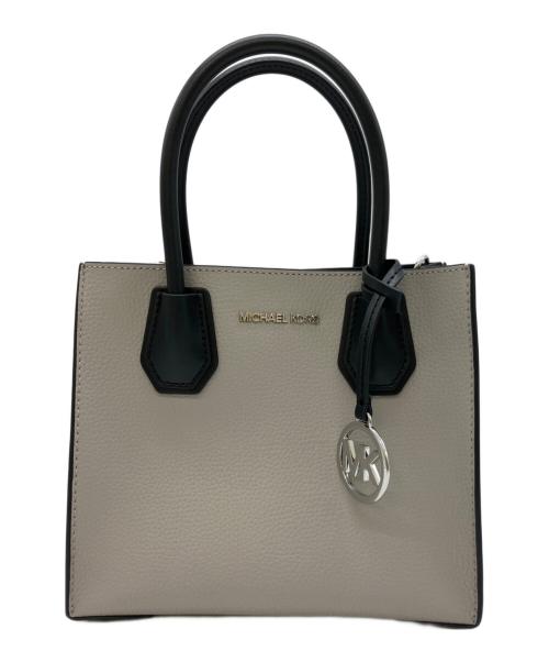 MICHAEL KORS（マイケルコース）MICHAEL KORS (マイケルコース) 2WAYバッグ グレー×ブラックの古着・服飾アイテム