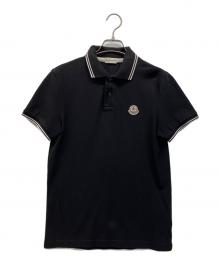 MONCLER（モンクレール）の古着「半袖ポロシャツ」｜ブラック
