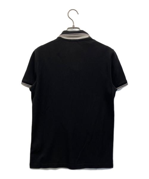 MONCLER（モンクレール）MONCLER (モンクレール) 半袖ポロシャツ ブラック サイズ:Sの古着・服飾アイテム
